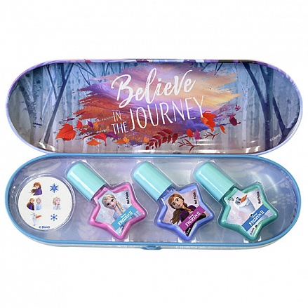Игровой набор детской декоративной косметики для ногтей из серии Frozen Холодное сердце 2, в пенале 